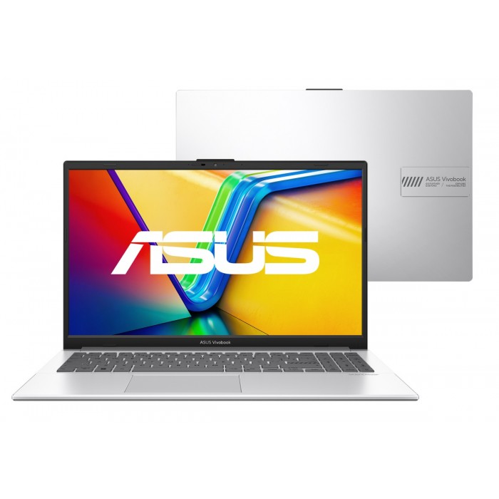 Oferta Relâmpago Notebook Asus Vivobook Go 15 E1504GA-NJ447, Intel Core i3, 4GB de RAM, 256GB SSD e Tela 15,6"com Windows 11, Intel UHD Graphics Prata